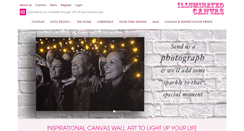 Desktop Screenshot of illuminatedcanvas.co.uk